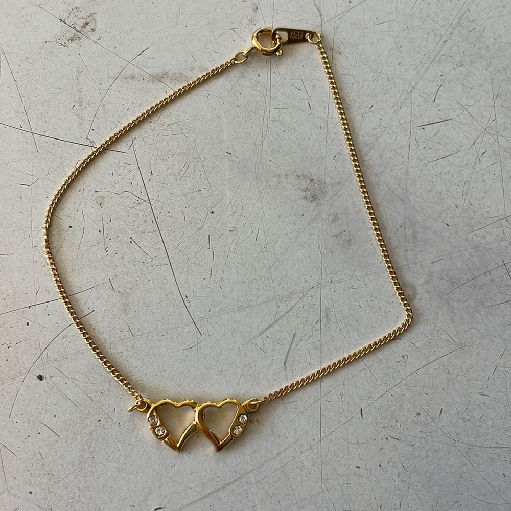 Ankle Bracelet Hearts Friendship